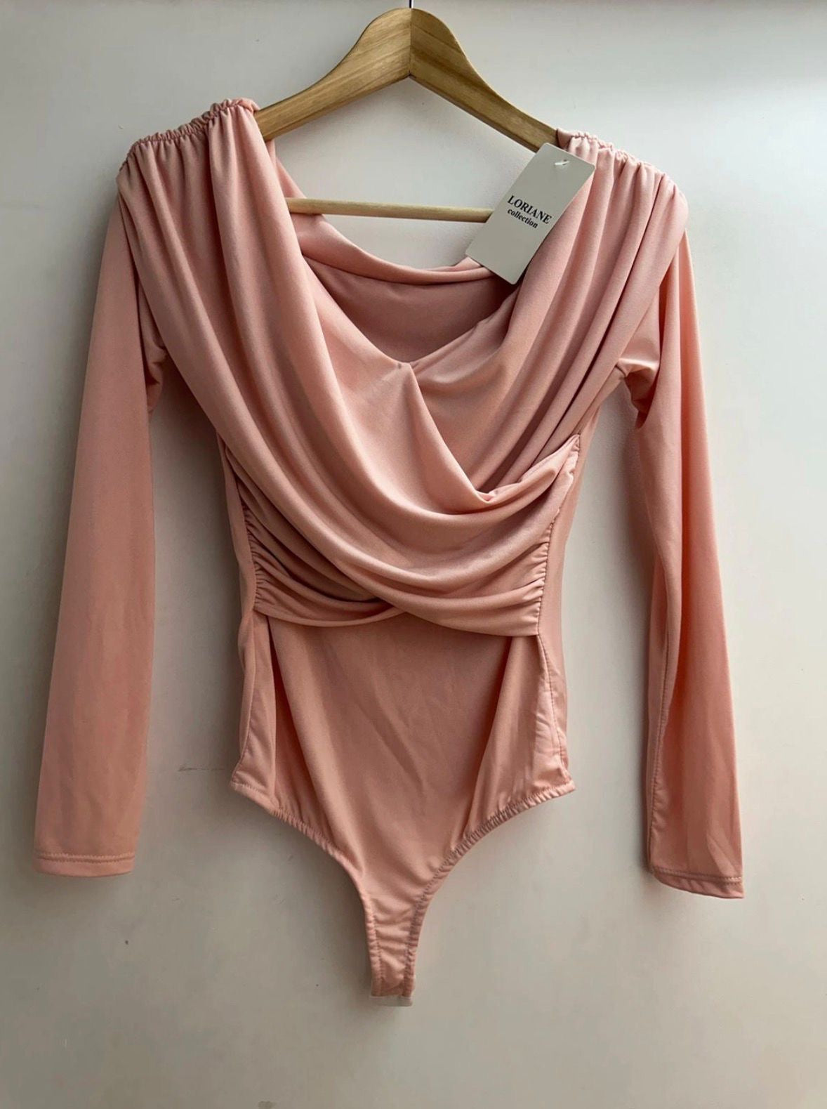 Zalm Draped Bodysuit