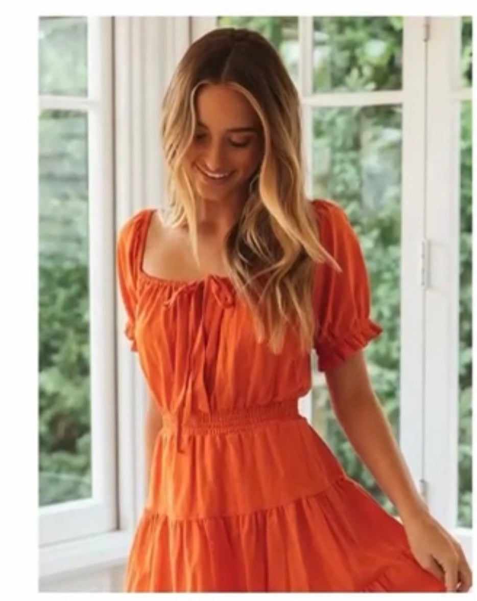 Oranje Jurk