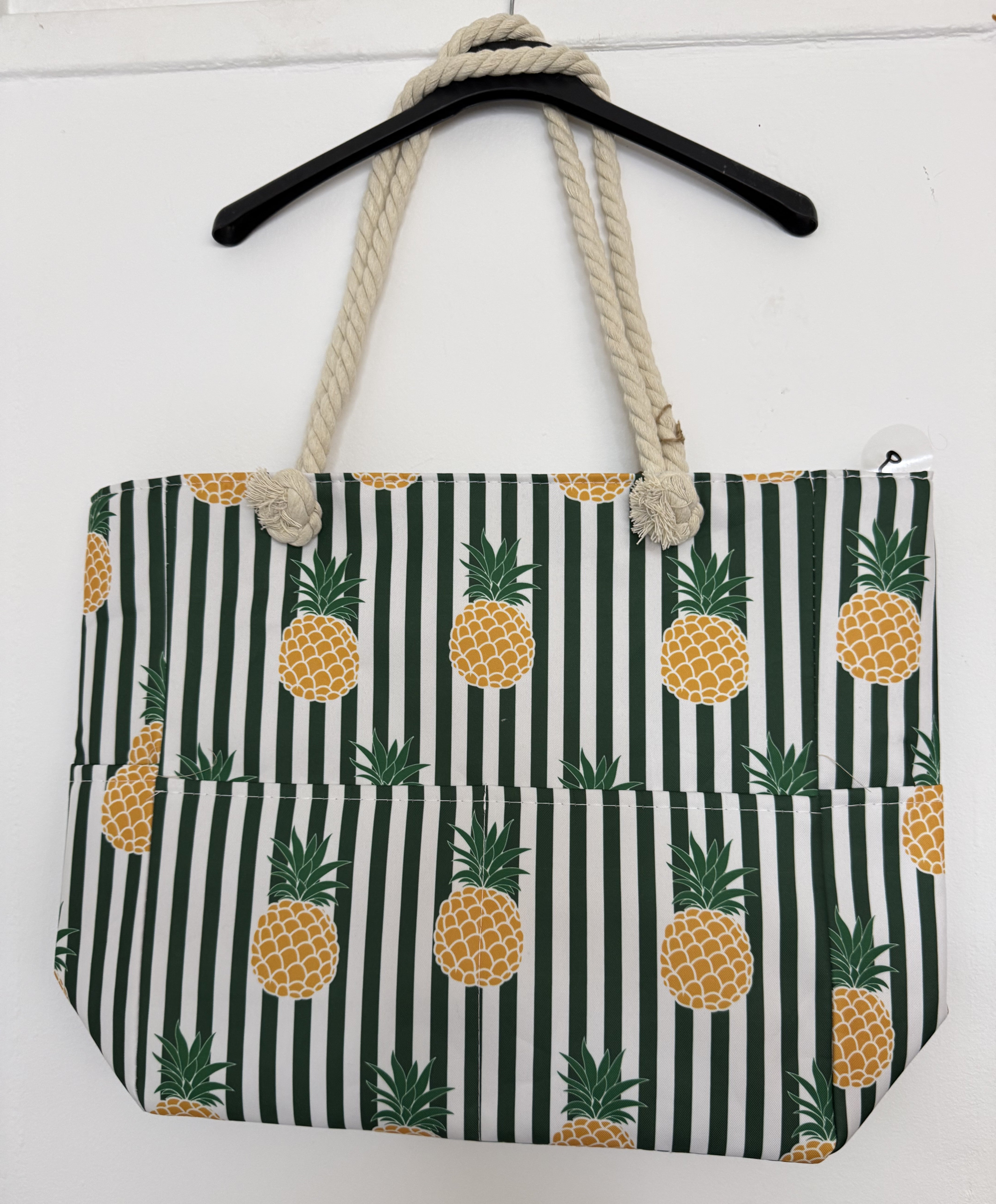 Strandtas Ananas Strepen