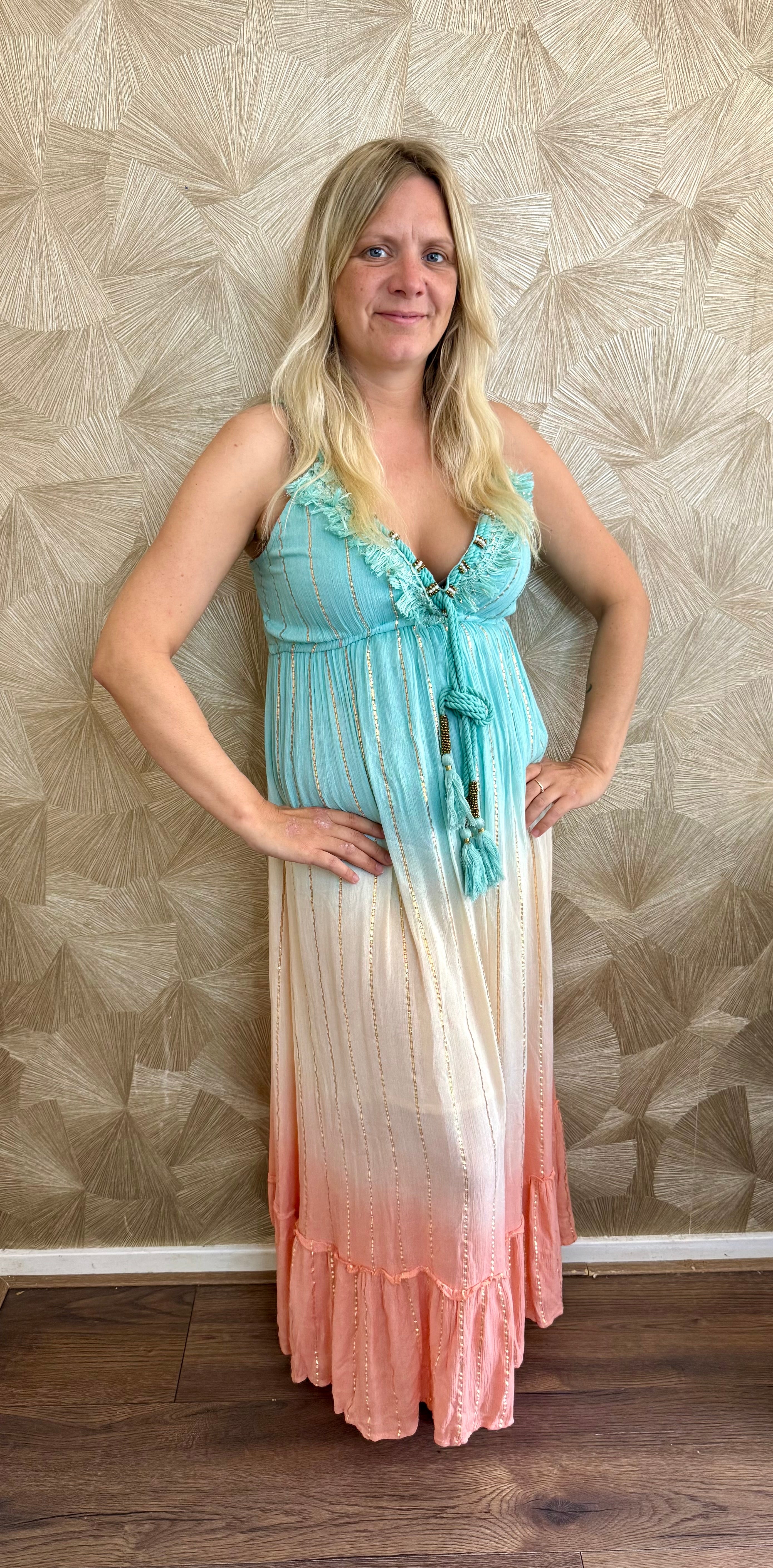 Boho Maxi Jurk Ombre