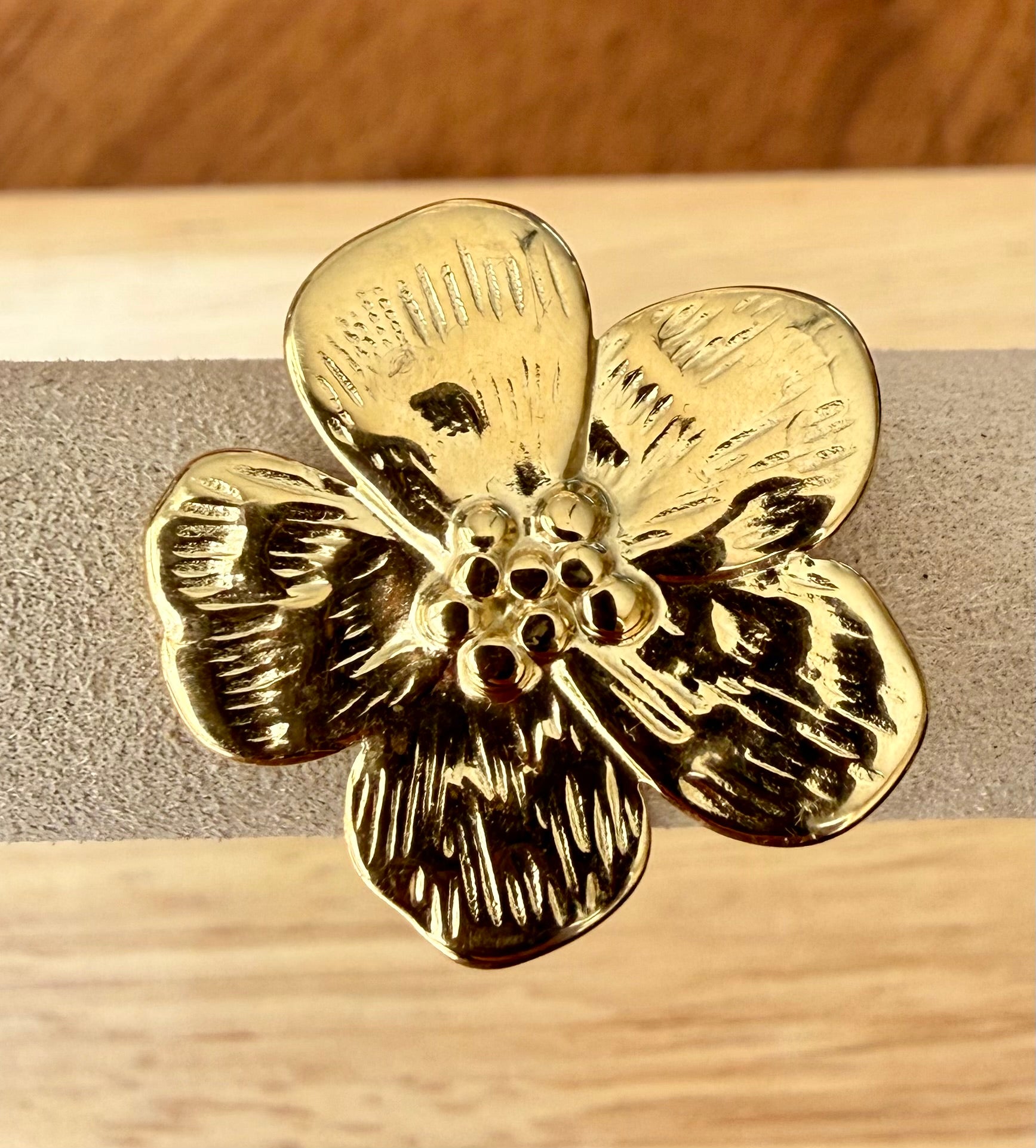 Gouden Magnolia Ring