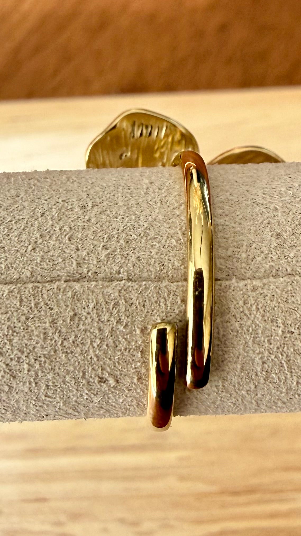 Gouden Klavertje Ring met Kristallen