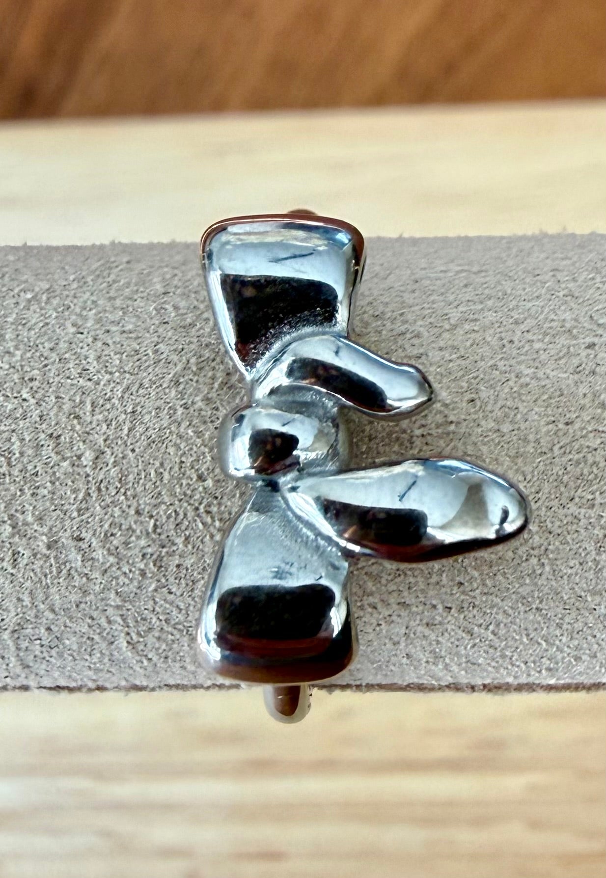 Zilveren Knoop Ring